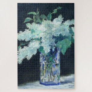 Still Life Lilac Bouquet von Manet Impressionist Puzzle