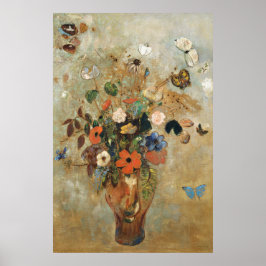 Still Life mit Blume (1905) von Odilon Redon Poster