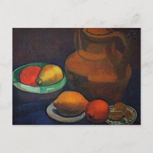 Still Life mit Panzer von Paula Modersohn Becker Postkarte