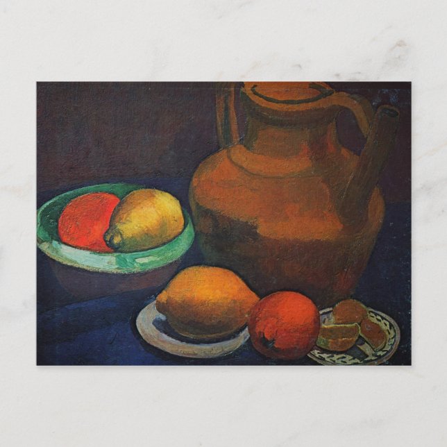 Still Life mit Panzer von Paula Modersohn Becker Postkarte (Vorderseite)