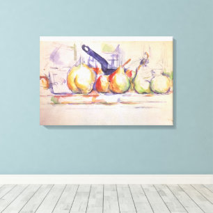 Still Life mit Saucepan von Paul Cezanne Leinwanddruck