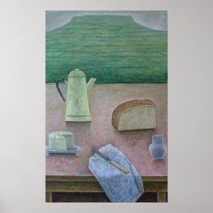 Still Life mit Wensleydale Käse 2013 Poster