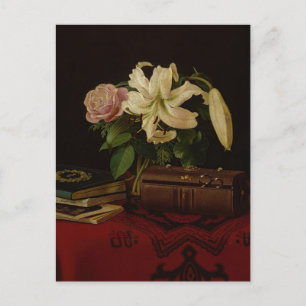 Still Life on a Lady's Worktable von Wright Postkarte