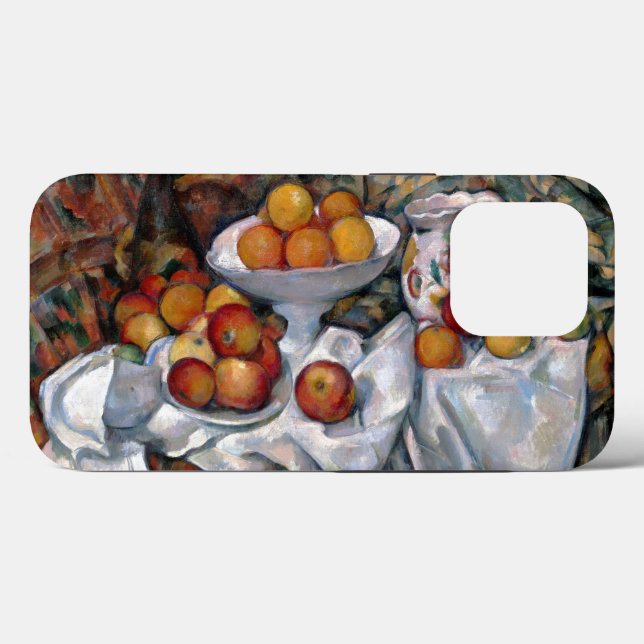 Still Life Orange - Paul Cezanne Malerei Art Case-Mate iPhone Hülle (Rückseite (Horizontal))