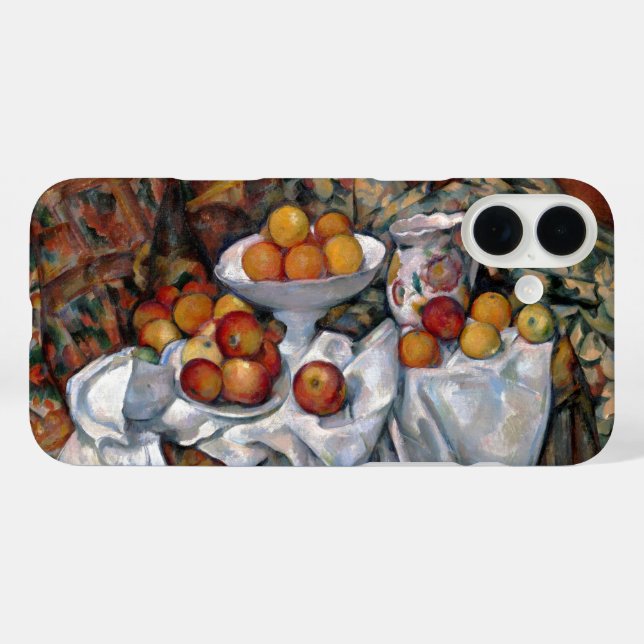 Still Life Orange - Paul Cezanne Malerei Art Case-Mate iPhone Hülle (Rückseite (Horizontal))