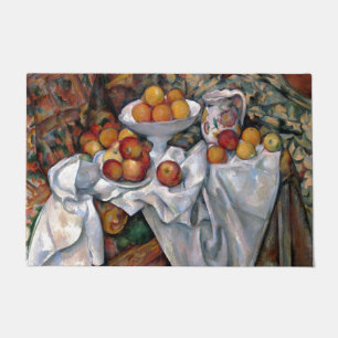 Still Life Orange - Paul Cezanne Malerei Art Fußmatte