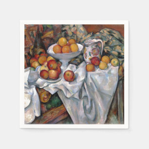Still Life Orange - Paul Cezanne Malerei Art Serviette