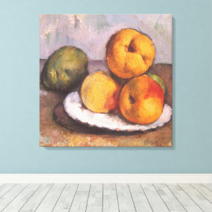 Still Life Quince, Äpfel, Birnen von Paul Cezanne Leinwanddruck