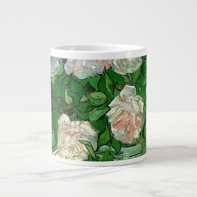 Still Life: Roses von Vincent van Gogh Jumbo-Tasse (Vorderseite)