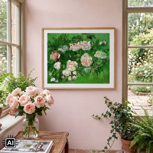 Still Life: Roses von Vincent van Gogh Poster