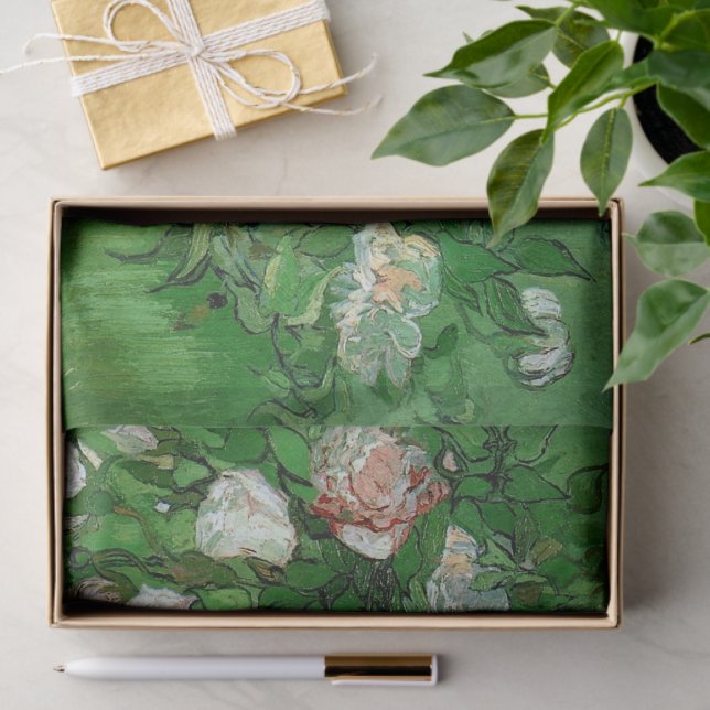 Still Life: Roses von Vincent van Gogh Seidenpapier (Geschenk)