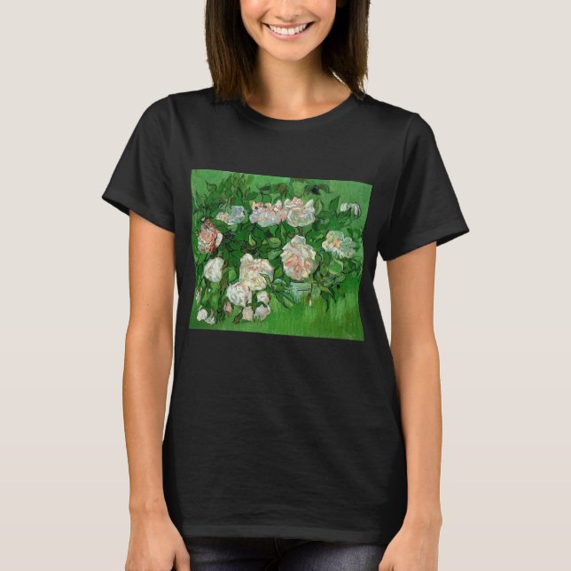 Still Life: Roses von Vincent van Gogh T-Shirt (Vorderseite)