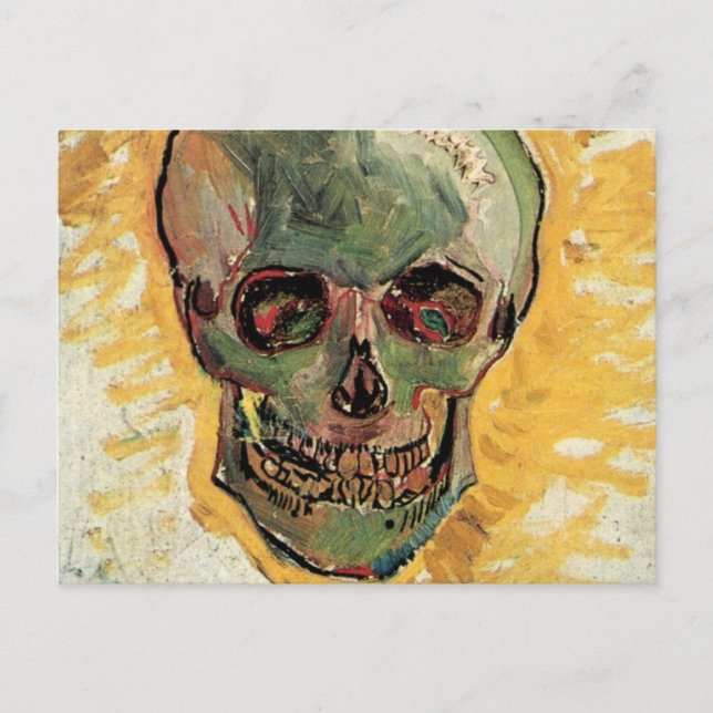Still Life Skull von Vincent van Gogh Postkarte (Vorderseite)