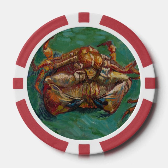 Still Life Two Crabs von Vincent van Gogh Pokerchips (Vorderseite)