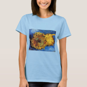 Still Life Two Cut Sonnenblumen von Vincent van Go T-Shirt