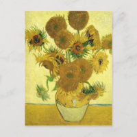 Still Life - Vase mit 15 Sonnenblumen von van Gogh