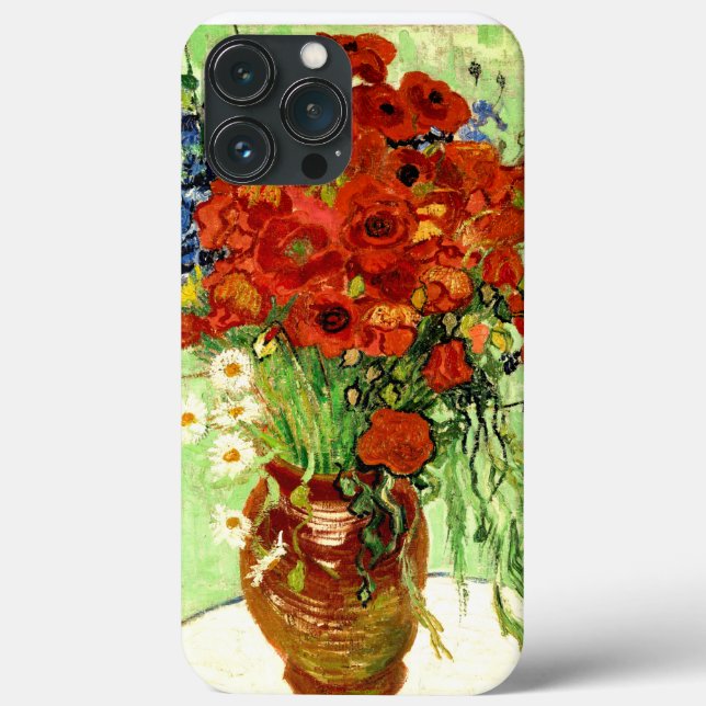 Still Life, Vase mit Daisies und Poppies Van Gogh Case-Mate iPhone Hülle (Rückseite)