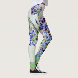 Still Life Vase mit Irisch von Vincent van Gogh Leggings