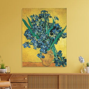 Still Life Vase mit Irisch von Vincent van Gogh Leinwanddruck