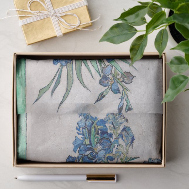 Still Life Vase mit Irisch von Vincent van Gogh Seidenpapier (Geschenk)