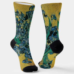 Still Life Vase mit Irisch von Vincent van Gogh Socken