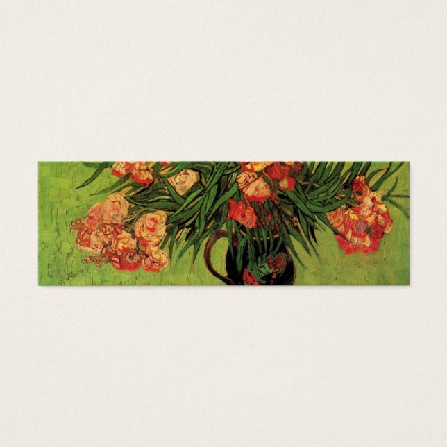 Still Life Vase mit Oleanders und Books, Van Gogh (Vorderseite)