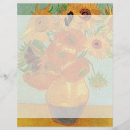 Still Life Vase mit zwölf Sonnenblumen von Van Gog