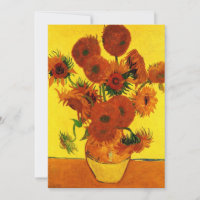 Still Life Vase w 15 Sonnenblumen Vincent van Gogh
