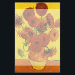 Still Life Vase w 15 Sonnenblumen Vincent van Gogh<br><div class="desc">Still Life: Vase mit 15 Sonnenblumen von Vincent van Gogh ist ein Vintager Kunst Post-Impressionismus noch Leben Blumenmalerei. Ein wunderschönes Bouquet mit frisch geschnittenen gelben und orangefarbenen Sonnenblumen aus einem Sommergarten in voller Blüte. Über den Künstler: Vincent Willem van Gogh (1853-1890) war einer der berühmtesten postimpressionistischen Maler seiner Zeit. Seine...</div>