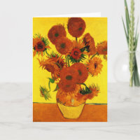 Still Life Vase w 15 Sonnenblumen Vincent van Gogh