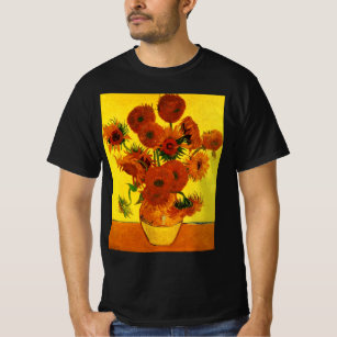 Still Life Vase w 15 Sonnenblumen Vincent van Gogh T-Shirt