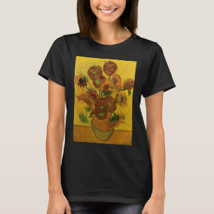 Still Life Vase w 15 Sonnenblumen Vincent van Gogh T-Shirt