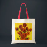 Still Life Vase w 15 Sonnenblumen Vincent van Gogh Tragetasche<br><div class="desc">Still Life: Vase mit 15 Sonnenblumen von Vincent van Gogh ist ein Vintager Kunst Post-Impressionismus noch Leben Blumenmalerei. Ein wunderschönes Bouquet mit frisch geschnittenen gelben und orangefarbenen Sonnenblumen aus einem Sommergarten in voller Blüte. Über den Künstler: Vincent Willem van Gogh (1853-1890) war einer der berühmtesten postimpressionistischen Maler seiner Zeit. Seine...</div>
