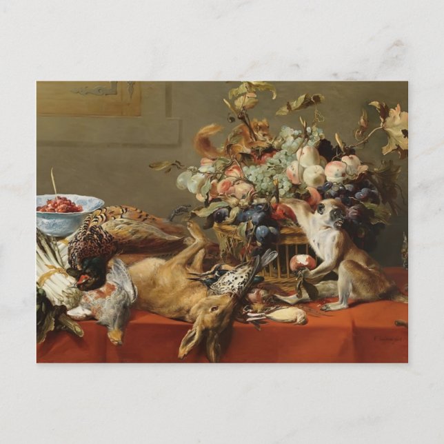 Still Life von Frans Snyders Postkarte (Vorderseite)
