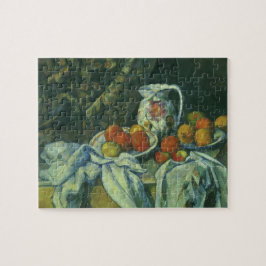 Still Life, Vorhang und Pitcher von Paul Cezanne Puzzle