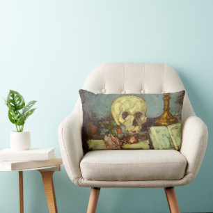 Still Life w Skull, Candle, Book by Paul Cezanne Lendenkissen