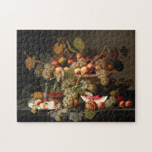 Still life with fruit painting puzzle