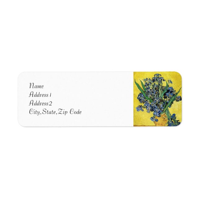 Still Life with Irises von Van Gogh (Vorne)