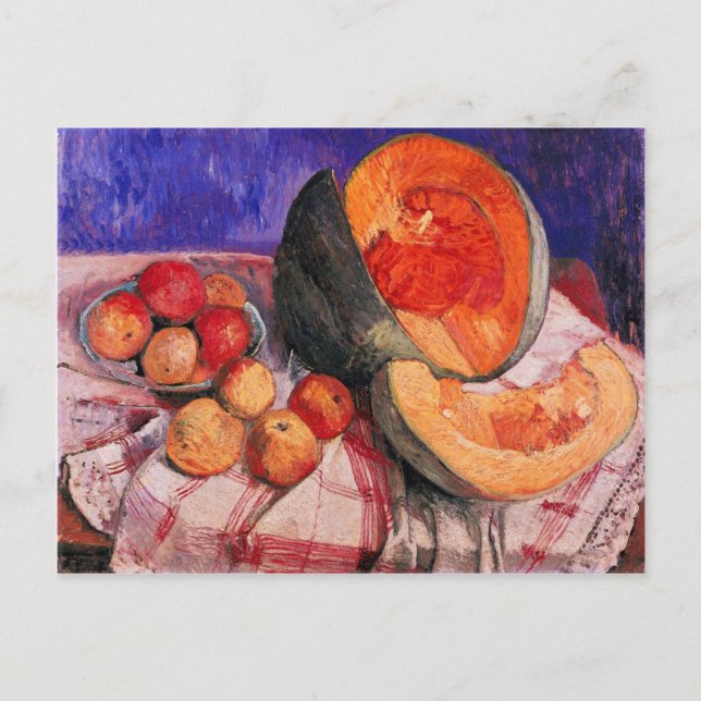 Still life with melon by Paula Modersohn-Becker Postkarte (Vorderseite)