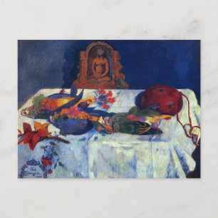 'Still Life with Parrots' - Paul Gauguin Postkarte