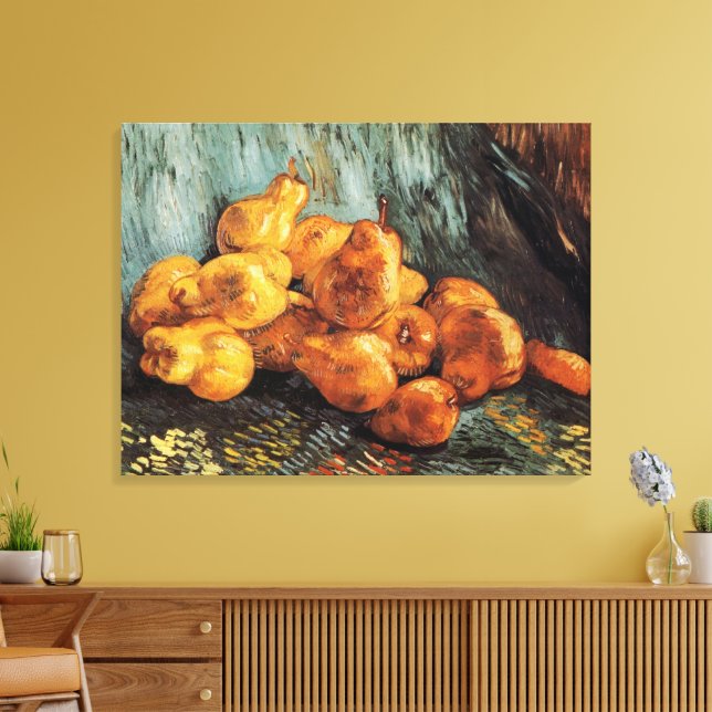 Still Life with Quince Pears by Vincent van Gogh Leinwanddruck (Insitu (Wohnzimmer))