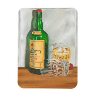Still Life with Scotch von Jennifer Goldberger Magnet