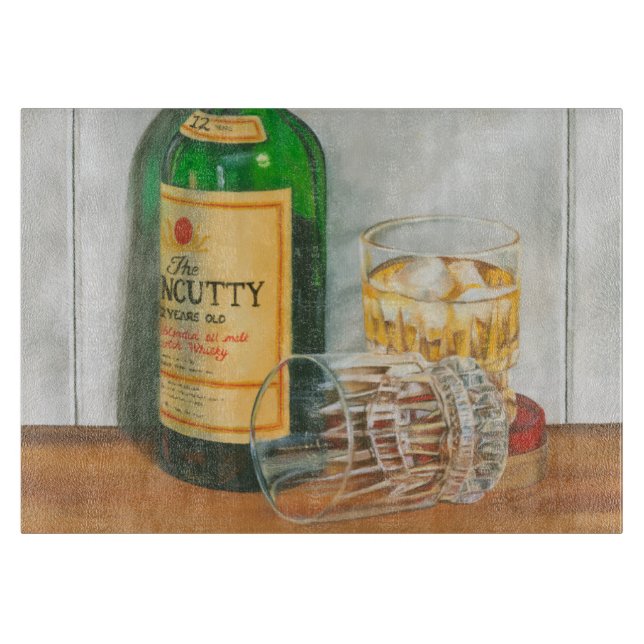 Still Life with Scotch von Jennifer Goldberger Schneidebrett (Vorderseite)