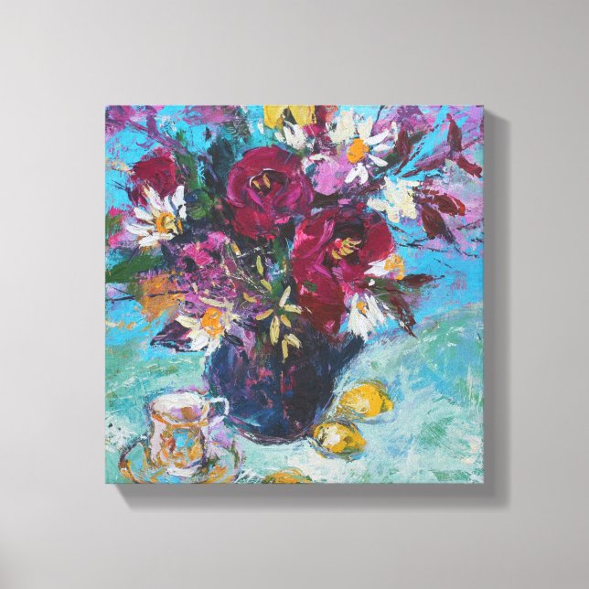 Still Life with Tea Cup 2013 Leinwanddruck (Vorderseite)