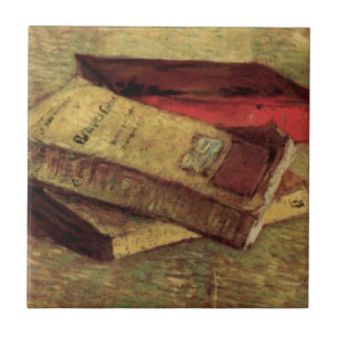 Still Life with Three Books by Vincent van Gogh Fliese