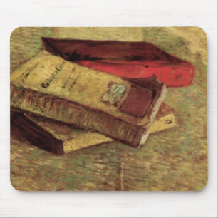 Still Life with Three Books by Vincent van Gogh Mousepad