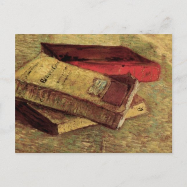 Still Life with Three Books by Vincent van Gogh Postkarte (Vorderseite)