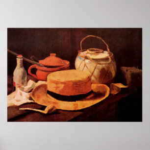 Still Life Yellow Straw Hat von Vincent van Gogh Poster
