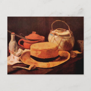 Still Life Yellow Straw Hat von Vincent van Gogh Postkarte