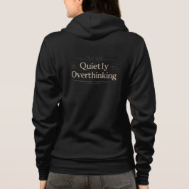 Still Ruhig Überdenkend Vintage-Typografie Hoodie